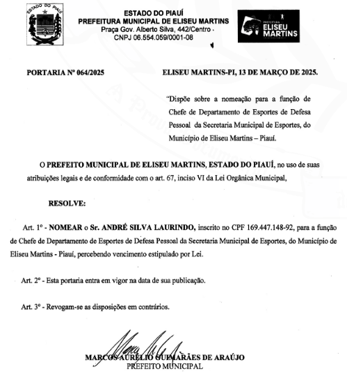 e aqui, a Portaria de nomeação do Diretor, esposo da favorecida com o repasse
